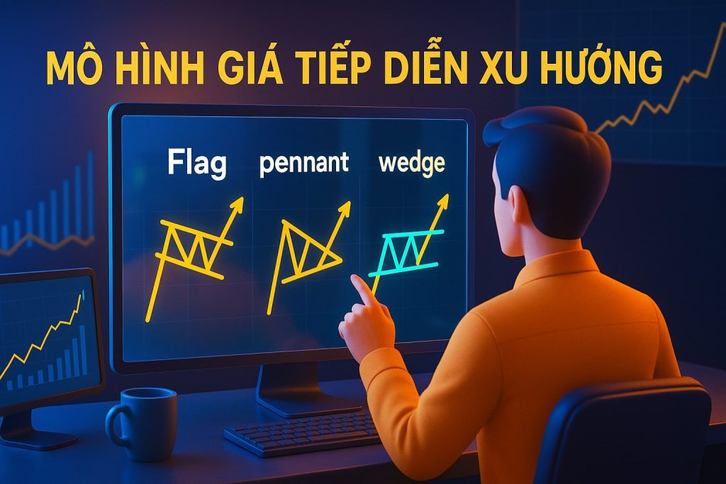 mô hình giá tiếp diễn xu hướng