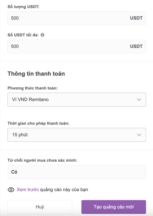 Khối lượng bán